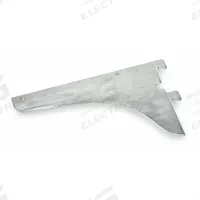 APPROVED VENDOR Shelving Bracket: Single, 1/8 in x 12 in x 3 1/2 in, Zinc-Plated, 12 ga Gauge (MPN 1WDP8). Key specifications — Product Type: Shelf Bracket; Color: Silver; For Display Type: Single Slotted Standards; Material: Steel; Brand: APPROVED VENDOR; Finish: Zinc-Plated.
