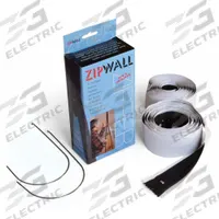 ZIPWALL Zipwall Standard Self-Adhesive Zipper: Zipper, 2 in Wd, 7 ft Lg, 8 1/2 in Ht, Black, 2 PK (MPN AZ2). Key specifications — Product Type: Zipper; Material: Plastic; Color: Black; Includes: Flap Hooks; Brand: ZIPWALL.