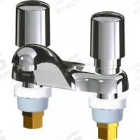 CHICAGO FAUCETS Lavatory Faucet: 802, Cast Brass, Polished Chrome Finish, 2.2 gpm Flow Rate, Aerated (MPN 802-V765ABCP). Key specifications — Brand: CHICAGO FAUCETS; Series: 802; Includes: (2) 1/2 in Coupling Nuts.