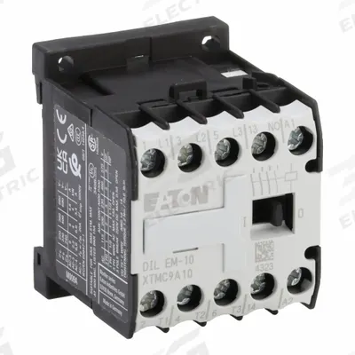 EATON Miniature IEC Magnetic Contactor: Non-Reversing, 3 Poles, 3NO Contacts - Miniature, Non-Reversing IEC Contactors