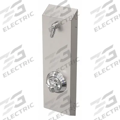 ACORN Shower Faucet Panel: SHOWER-WARE, 28 5/8 in Overall Ht, 7 1/2 in Overall Wd - Shower Faucet Panels with Fixed Showerheads