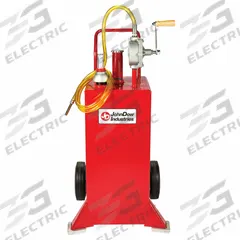 JOHN DOW INDUSTRIES Fuel Caddy: 30 gal Capacity, Gasoline/Kerosene, Red, Steel, Hand Pump (MPN HGC-30UL). Key specifications — Compatible Fuel: Gasoline; Dispensing Mechanism: Hand Pump; Brand: JOHN DOW INDUSTRIES; Tank Material: Steel.