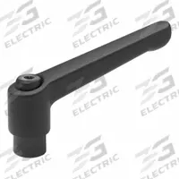 JW WINCO Adjustable Handles; Adjustable Levers: Zinc w/ Steel Thread, 3/8"-16 Thread, 3.07 in Lg (MPN 6TA03K). Key specifications — Brand: JW WINCO.