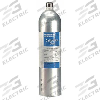 INDUSTRIAL SCIENTIFIC Calibration Gas: Nitrogen, +/-5% Accuracy, C5H12/CO/H2S/O2/SO2 - Calibration Gases for Portable Gas Detectors