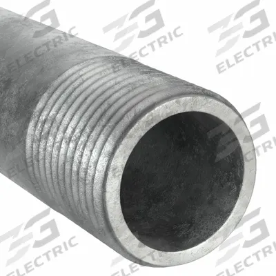 APPROVED VENDOR Pipe: 1 1/4 in Nominal Pipe Size, 6 ft Lg, Schedule 40, Galvanized Steel - Schedule 40 Threaded on Both Ends Pipe & Pipe Nipples