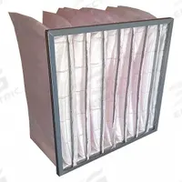 GRAINGER Pocket Air Filter: 24 in x 24 in x 29 in, MERV 13, Pink, Synthetic, 8 Pockets (MPN 6B630). Key specifications — Display Sell UOM: EA; Brand: GRAINGER; Media Material: Synthetic; Performance Rating: MERV 13.