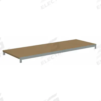 TENNSCO Shelf: 48 in x 12 in, 500 lb Load Capacity, Particleboard, Gray - Particleboard Decking Shelf Kits for Boltless Shelving