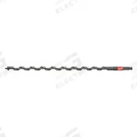 MILWAUKEE Auger Drill Bit: 1 in Drill Bit Size, 18 in Overall Lg, Hex Shank, 7/16 in Shank Hex Size (MPN 48-13-6710). Key specifications — attr255259: Pole Auger; attr255260: Steel; attr255261: PTFE; attr277197: MILWAUKEE.