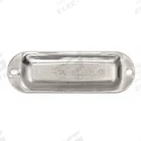 Covers for Conduit Access Fitting: Aluminum, 3/4 in Trade Size, Screw In (MPN K75-A). Key specifications — Connection Type: Screw In; Hazardous Location: Yes; Material: Aluminum; For Use With: Appleton Form 85 Unilet Conduit Outlet Bodies; Gasket Included: No; Includes: Screws; Standards: UL 514A; Brand: APPLETON ELECTRIC.