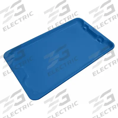 MOLDED FIBERGLASS Lid: 24 1/4 in x 14 3/4 in, Blue, Fiberglass - Lids for Extreme-Temperature Stacking & Nesting Totes