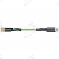 READYCABLE Feedback Cable: Extension, 100 ft Lg, For Allen-Bradley, Similar To 2090-CFBM7E7-CEAFxx (MPN MAT9741776-100). Key specifications — Cable Jacket Color: Green; Conductor Configuration: (12xAWG26 (0.14))+(2xAWG26 (0.14))+(2xAWG22 (0.34))+(2xAWG16 (1.5)); Brand: READYCABLE; Cable Jacket Material: PUR.