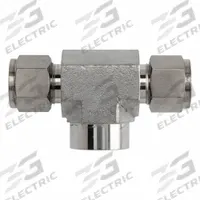 BRENNAN INDUSTRIES Single Ferrule Instrumentation Fittings: Compression x Compression x FNPT (MPN NS2602-12-12-12-SS). Key specifications — Series: NS2602; Compatible Fitting Brands: Parker CPI; Brand: BRENNAN INDUSTRIES.