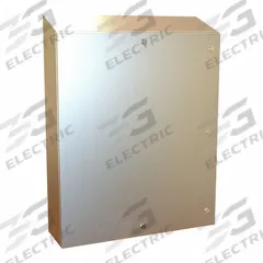 HAMMOND Electrical Enclosure: 304 Stainless Steel, 36 in x 30 in x 8 in, NEMA 12/13/3R/4/4X, Hinged (MPN ST363008SS). Key specifications — Brand: HAMMOND; Closure Method: 1/4-Turn Latch; Enclosure Material: 304 Stainless Steel; Knockouts: Not Included.