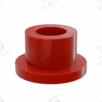 BUNTING BEARINGS Flanged Sleeve Bearing: PTFE, 3/8 in Bore, 5/8 in OD, 1/2 in Overall Lg, Red, 3 PK (MPN BJ4F061004). Key specifications — Brand: BUNTING BEARINGS; Color: Red.