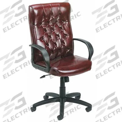 APPROVED VENDOR Office Chair: Red, Vinyl Material, 28 1/2 in Back Ht, 24 in Seat Wd - Fixed-Arm Office Chairs