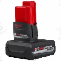 MILWAUKEE Battery Pack: M12™, 5 Ah, Battery Included, 12V DC (MPN 48-11-2450). Key specifications — attr1278107: Oil-Resistant.