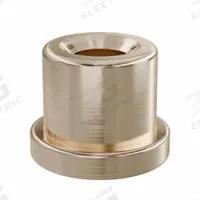 Flanged Sleeve Bearing: Bronze, SAE 841, 1/8 in Bore, 1/4 in OD, 1/4 in Lg, -35°F to 300°F, 10 PK (MPN FF207-02B). Key specifications — System of Measurement: Inch; Material Grade: SAE 841; Flange Type: Flanged; Brand: OILITE.