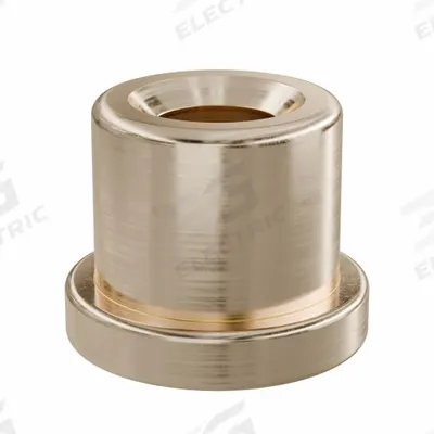 OILITE Flanged Sleeve Bearing: Bronze, SAE 841, 1/8 in Bore, 1/4 in OD, 1/4 in Lg - Lubricated General Purpose Metallic Flanged Sleeve Bearings