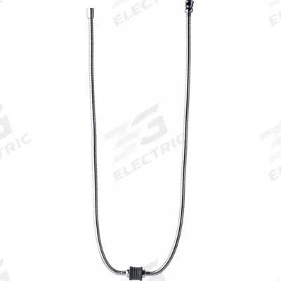 CHICAGO FAUCETS Shower Hose: Stainless Steel, Chrome Finish - Flexible Hoses for Handheld Showerheads