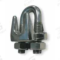 DAYTON Wire Rope U-Bolt Clip: 3/8 in Compatible Rope Dia, 6 1/2 in Rope Turnback Lg, U-Bolt Clip (MPN 2VKH7). Key specifications — Fabrication: Cast; Color: Silver; Material: 304 Stainless Steel; Brand: DAYTON.