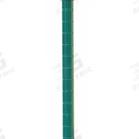 METRO Industrial Wire Shelving Post: 28 in x 1 in, Steel, Split Sleeve, Green, 1 Posts (MPN 27UPK3). Key specifications — Brand: METRO; Resistance Properties: Antimicrobial; Recommended Environments: Wet; Leveling Feet Included: No; Color: Green; Finish: Epoxy Coated; Material: Steel.