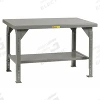 LITTLE GIANT Workbench: Adj Ht, Steel, 84 in x 42 in, 10,000 lb Overall Load Capacity, Gray (MPN WW-4284-ADJ). Key specifications — Brand: LITTLE GIANT.