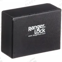 RANGER LOCK Standard & Long Shackle Padlock Guards: Steel, 3 in Guard Lg, 1 11/16 in Guard Wd (MPN RGCJ-00). Key specifications — attr1312286: Steel; attr1312296: RANGER LOCK; attr1351196: Guard.