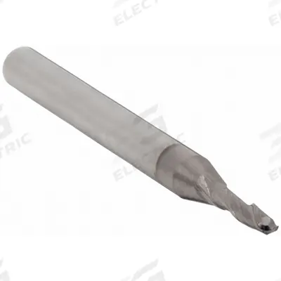 APPROVED VENDOR Ball End Mill: Carbide, TiCN Coated, 2 Flute, 1 mm Mill Dia, 5.5 mm LOC - General Purpose Carbide Ball End Mills