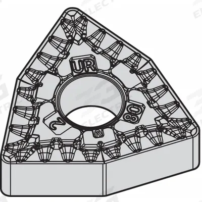 WIDIA Turning Insert: WNMG332UR - Trigon (W) Indexable Turning Inserts