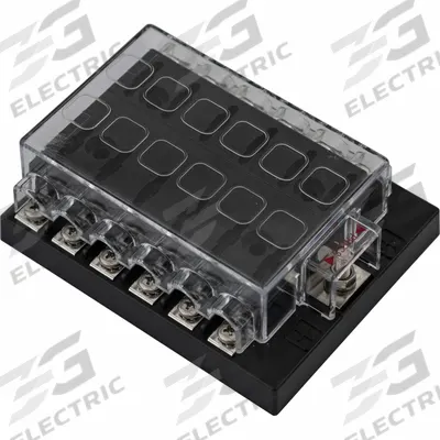 BUYERS PRODUCTS Automotive & Fleet Open Fuse Blocks (MPN 5601066) - Fuse Blocks for Blade Automotive Fuses