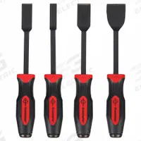 MAYHEW PRO Scraper Set: Bld. Mat. Chrome Vanadium Steel, Hdl. Mat. Polypropylene, Stiff (MPN 14082). Key specifications — attr1004902: MAYHEW PRO; attr1014703: Plastic; attr1017570: Standard End; attr1029655: Straight; attr1034073: Straight.