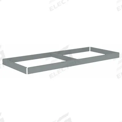 TENNSCO Shelf: 60 in x 18 in, 2,000 lb Load Capacity, Gray - Open Deck Shelf Kits for Boltless Shelving