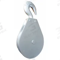 APPROVED VENDOR Pulley Block: Swivel, Lifting/Pulling, 800 lb Working Load Limit, Wire Rope, Steel (MPN 5RRX0). Key specifications — attr994542: Pulley Block; attr994528: APPROVED VENDOR; attr994530: Wire Rope; attr994543: Swivel; attr994552: Swivel Hook; attr994538: Lifting; attr994534: Zinc Plated; attr994535: Steel.