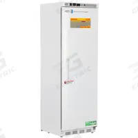 AMERICAN BIOTECH SUPPLY Freezer: Upright, 14 cu ft, -25°C to -15°C, Manual Defrost Method, Right (MPN ABT-HC-EFP-14). Key specifications — Defrost Method: Manual; Brand: AMERICAN BIOTECH SUPPLY; Door Hinge: Right.