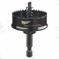 MILWAUKEE Hole Saw: 1 1/2 in Saw Dia., 8 Teeth per Inch, 1/8 in Max. Cutting Dp, Bi-Metal (MPN 49-56-9835). Key specifications — attr1098070: 8; attr1098087: MILWAUKEE.