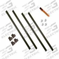 MIRREDGE Mirror Installation Kit: 1 1/2 in Overall Ht, 60 in Overall Wd, 1/4 in Overall Dp (MPN 54111). Key specifications — Brand: MIRREDGE; Corner Shape: Square; Finish: Wood Grain; Color: Cherry Walnut; Material: Acrylic; Lighted: No.