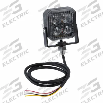 GROTE Strobe Light: Strobe, Blue, 1 1/8 in Overall Wd, 3 1/2 in Overall Ht, LED - Vehicle Strobes