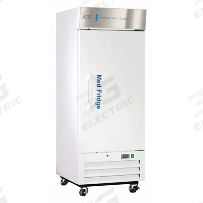 AMERICAN BIOTECH SUPPLY Lab Refrigerator: 12 cu ft, Upright, 2°C to 7°C, 29 3/4 in Overall Dp - Pharmacy & Vaccine Refrigerators