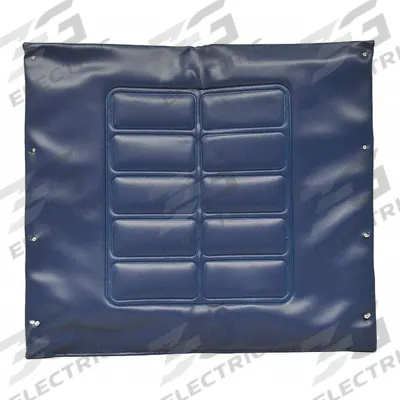 ALCO Embossed Back Upholstery: Vinyl, 22 in Overall Wd, 18 in Overall Ht - Seat & Back Upholstery for Wheelchairs