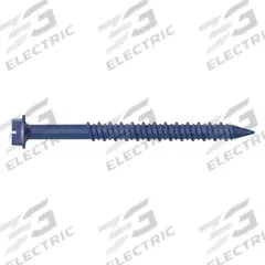 MKT FASTENING Concrete Anchor Screw: 2 1/4 in Overall Lg, 1/4 in Dia, Steel, Blue Ruspert, 25 PK (MPN H4225SP). Key specifications — Material Grade/Class: Grade C; Removable: Removable; System of Measurement: Inch; Tip Type: Self-Threading; Brand: MKT FASTENING; Screw Anchor Type: Concrete Screw Anchor; Anchor Type: Screw.