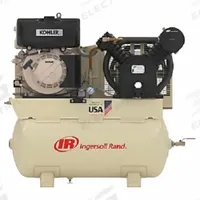 INGERSOLL RAND Diesel Truck Mount Compressor: 2 Stage, 10 hp Engine, Kohler, 24 cfm, 30 gal Air Tank (MPN 2475F10DK). Key specifications — attr50933: Kohler; attr86530: Electric; attr50934: INGERSOLL RAND.