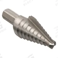 APPROVED VENDOR Step Drill Bit: 1/4" to 3/4", HSS, Hex Shank (MPN 19N124). Key specifications — attr1234936: Not Impact Rated.