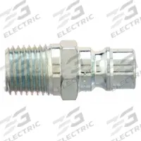 SNAP-TITE Hydraulic Quick Connect Hose Coupling: 1/4 in, Steel, 14.38 lpm Max. Flow Rate, Buna, MNPT (MPN PHN4-4M). Key specifications — Thread Size: 1/4"-18; Seal Material: Buna; Brand: SNAP-TITE.