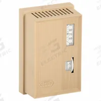 SCHNEIDER Pneumatic Thermostat: 55° to 85°F, 1 Pipe, Low Volume Pipes/Air Flow Output, Direct (MPN TK-5001). Key specifications — Temperature Control Range: 55° to 85°F; Number of Pipes/Air Flow Output: 1 Pipe, Low Volume; Thermostat Action: Direct; Mounting Direction/Includes Cover: Vertical, Yes; Brand: SCHNEIDER.