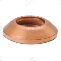 MUELLER Flare Gasket: 1/4 in SAE, 3/16 in, Copper, 700 psi Max, 3/8 in W x 3/8 in L, A2L Compatible (MPN A 00401). Key specifications — Body Material: Copper; Brand: MUELLER.