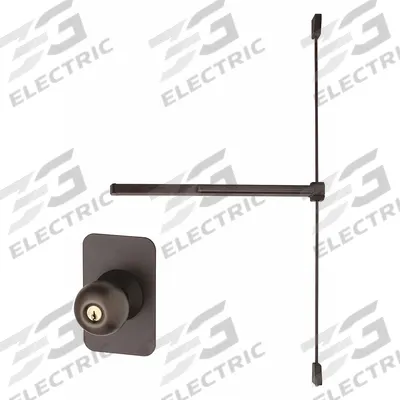 VON DUPRIN Exit Device: 4 ft Max Door Wd - Rim Push Bars