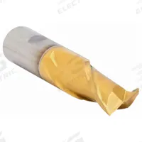CLEVELAND Keyway End Mill: HSS, TiN Coated, 2 Flute, 7/8" Mill Dia, 1-1/2" LOC, 4-1/8" OAL (MPN C38950)