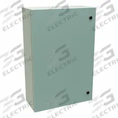 HAMMOND Electrical Enclosure: Steel, 30 in x 20 in x 8 in, NEMA 12/3R/4, Solid Cover, Hinged (MPN EN4SD30208GY). Key specifications — Closure Method: 1/4-Turn Latch; Brand: HAMMOND; Knockouts: Not Included.