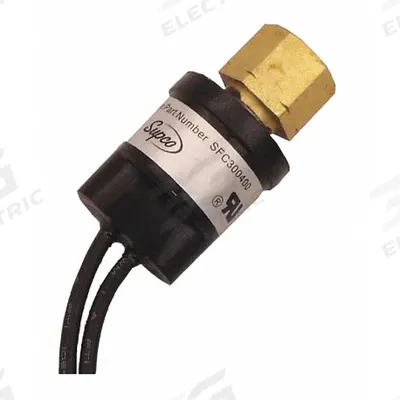 Supco Single Pressure Control: Fan Cycling, Auto Reset - Single-Pressure Encapsulated Control Switches