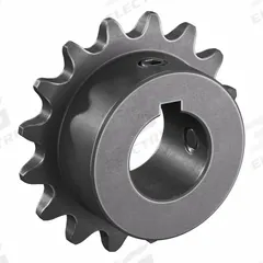 TSUBAKI Single Strand Sprocket: 35, For 3/8 in Chain Pitch, 3/4 in Bore Dia, 16 Teeth, Steel (MPN 35B16F-3/4). Key specifications — Brand: TSUBAKI.